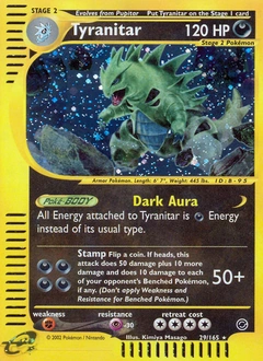 Tyranitar Pokémon card, number 29