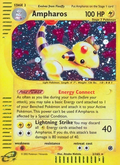 Ampharos Pokémon card, number 2