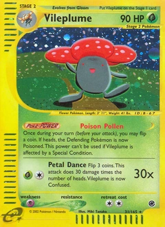 Vileplume Pokémon card, number 31