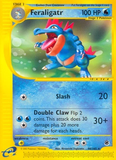 Feraligatr Pokémon card, number 46
