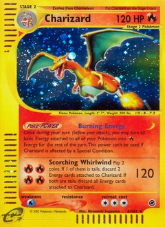 Charizard Pokémon card, number 6
