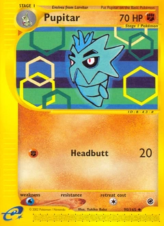 Pupitar Pokémon card, number 90