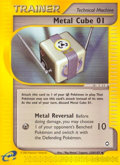 Metal Cube 01 Pokémon card, number 129