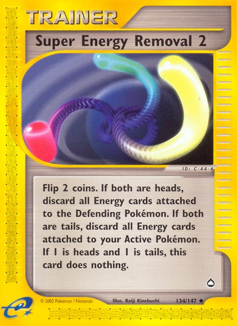 Super Energy Removal 2 Pokémon card from Aquapolis, number 134 (Standard print)
