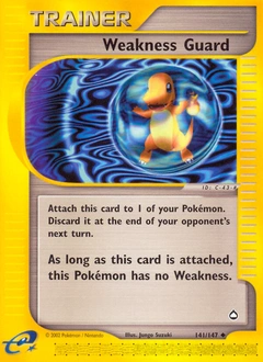 Weakness Guard Pokémon card, number 141
