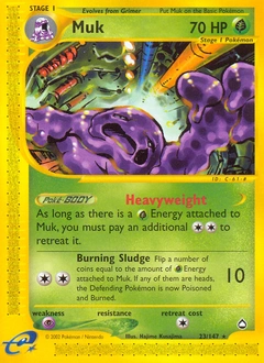 Muk Pokémon card, number 23