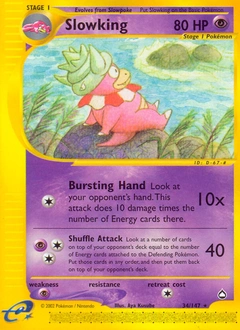 Slowking Pokémon card, number 34