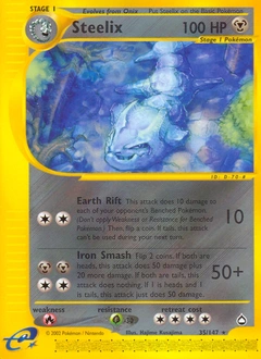 Steelix Pokémon card, number 35