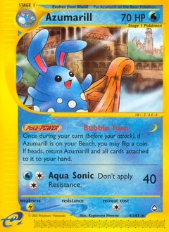 Azumarill Pokémon card, number 4