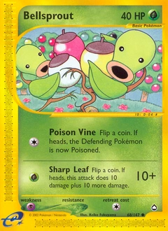 Bellsprout Pokémon card, number 68