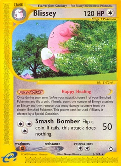 Blissey Pokémon card, number 6