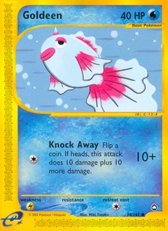 Goldeen Pokémon card, number 78