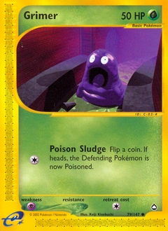 Grimer Pokémon card, number 79