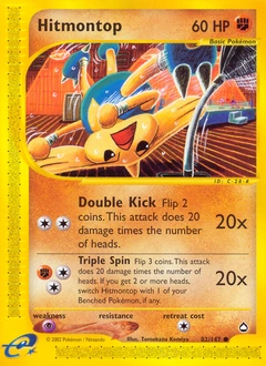 Hitmontop Pokémon card, number 82