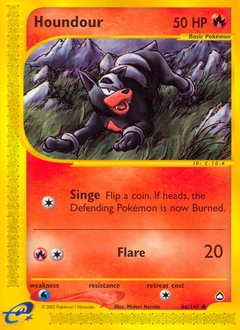 Houndour Pokémon card, number 86