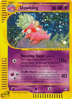 Slowking Pokémon card, number H22