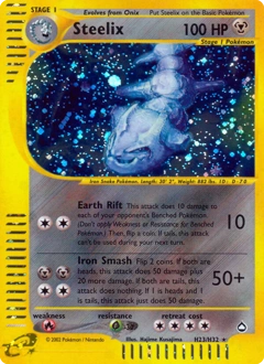 Steelix Pokémon card, number H23