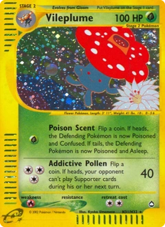 Vileplume Pokémon card, number H31