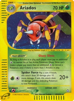 Ariados Pokémon card, number H3