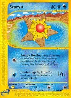 Staryu Pokémon card, number 103