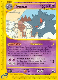 Gengar Pokémon card, number 10