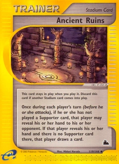 Ancient Ruins Pokémon card, number 119