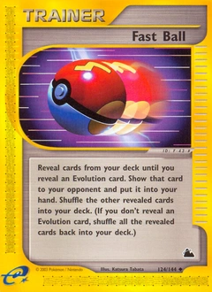 Fast Ball Pokémon card, number 124