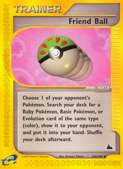 Friend Ball Pokémon card, number 126