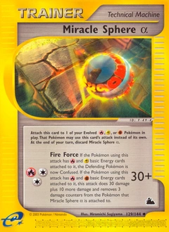 Miracle Sphere α Pokémon card, number 129