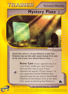 Mystery Plate γ Pokémon card, number 135