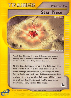 Star Piece Pokémon card, number 139