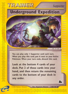 Underground Expedition Pokémon card, number 140