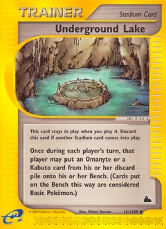 Underground Lake Pokémon card, number 141