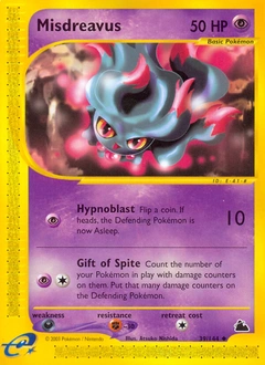 Misdreavus Pokémon card, number 39