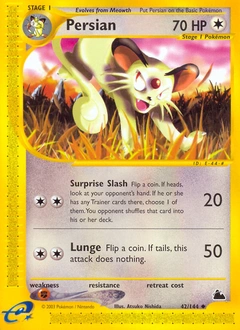 Persian Pokémon card, number 42