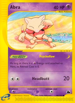 Abra Pokémon card, number 46