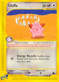 Cleffa Pokémon card, number 48
