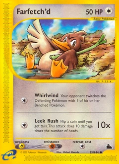 Farfetch'd Pokémon card, number 55