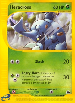 Heracross Pokémon card, number 64