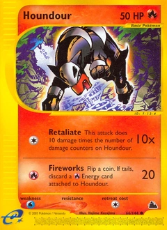 Houndour Pokémon card, number 66