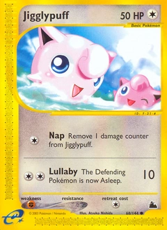 Jigglypuff Pokémon card, number 68