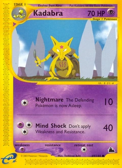 Kadabra Pokémon card, number 69
