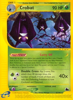 Crobat Pokémon card, number 6