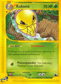 Kakuna Pokémon card, number 70