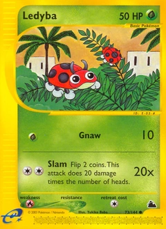 Ledyba Pokémon card, number 73