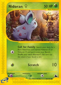 Nidoran ♀ Pokémon card, number 81