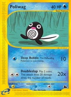 Poliwag Pokémon card, number 87