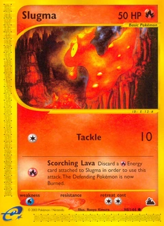 Slugma Pokémon card, number 98