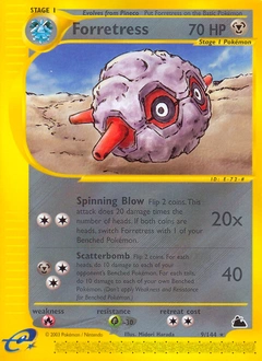 Forretress Pokémon card, number 9