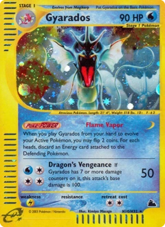Gyarados Pokémon card, number H10